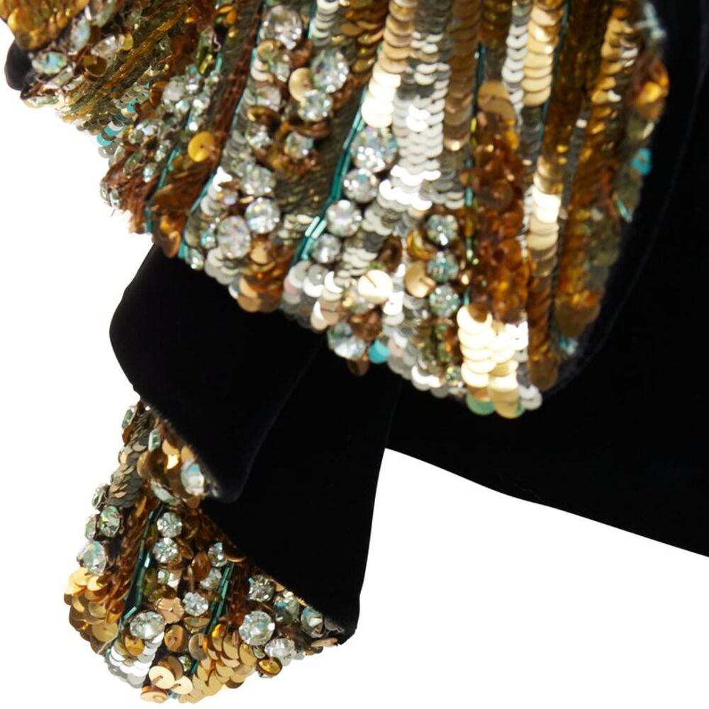 Alexandre Vauthier Crystal Ruffle Top - Picture 9 of 10